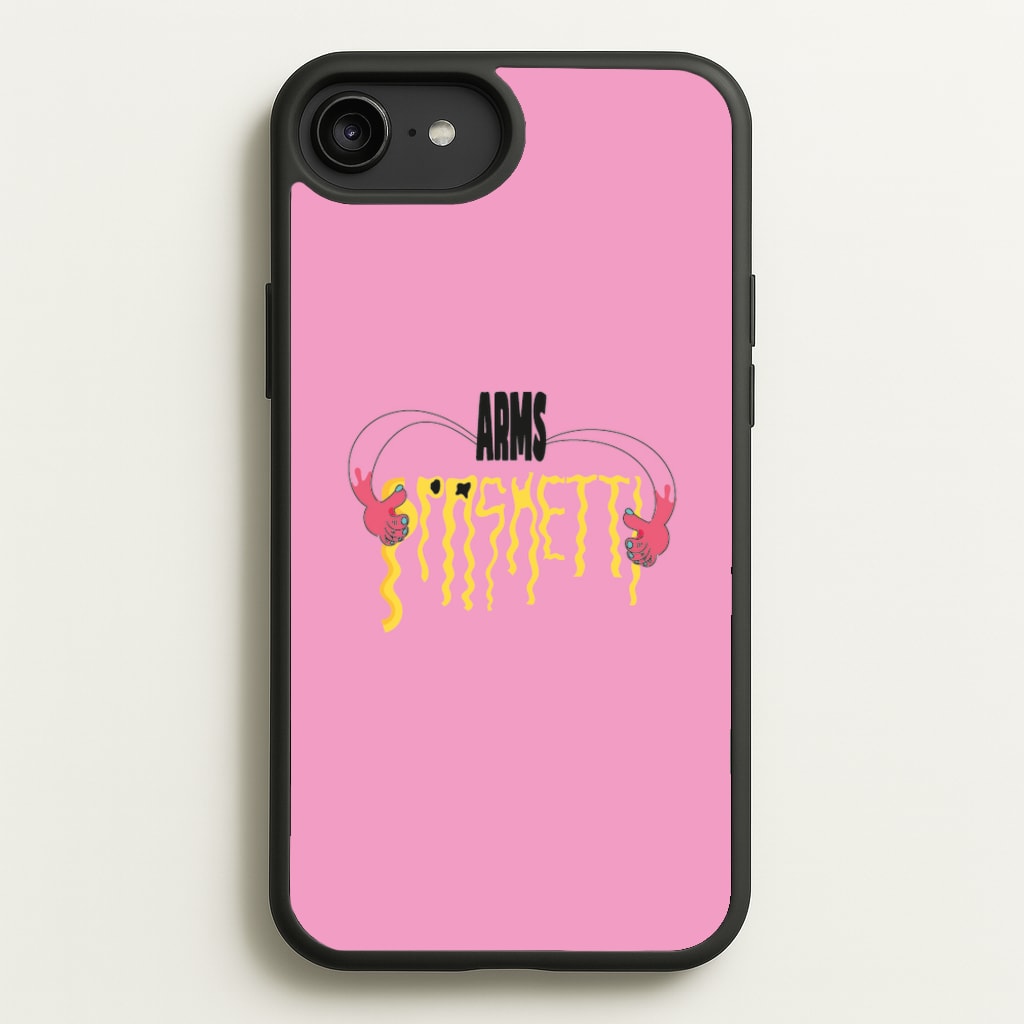 Arms Spaghetti - Pink - Eminem Phone Case for iPhone 6 Plus / 7 Plus / 8 Plus