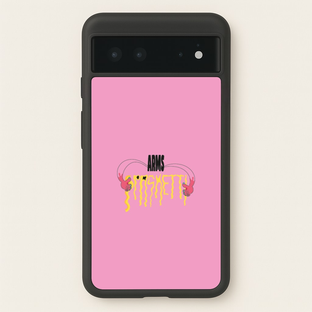 Arms Spaghetti - Pink - Eminem Phone Case for Google Pixel 6