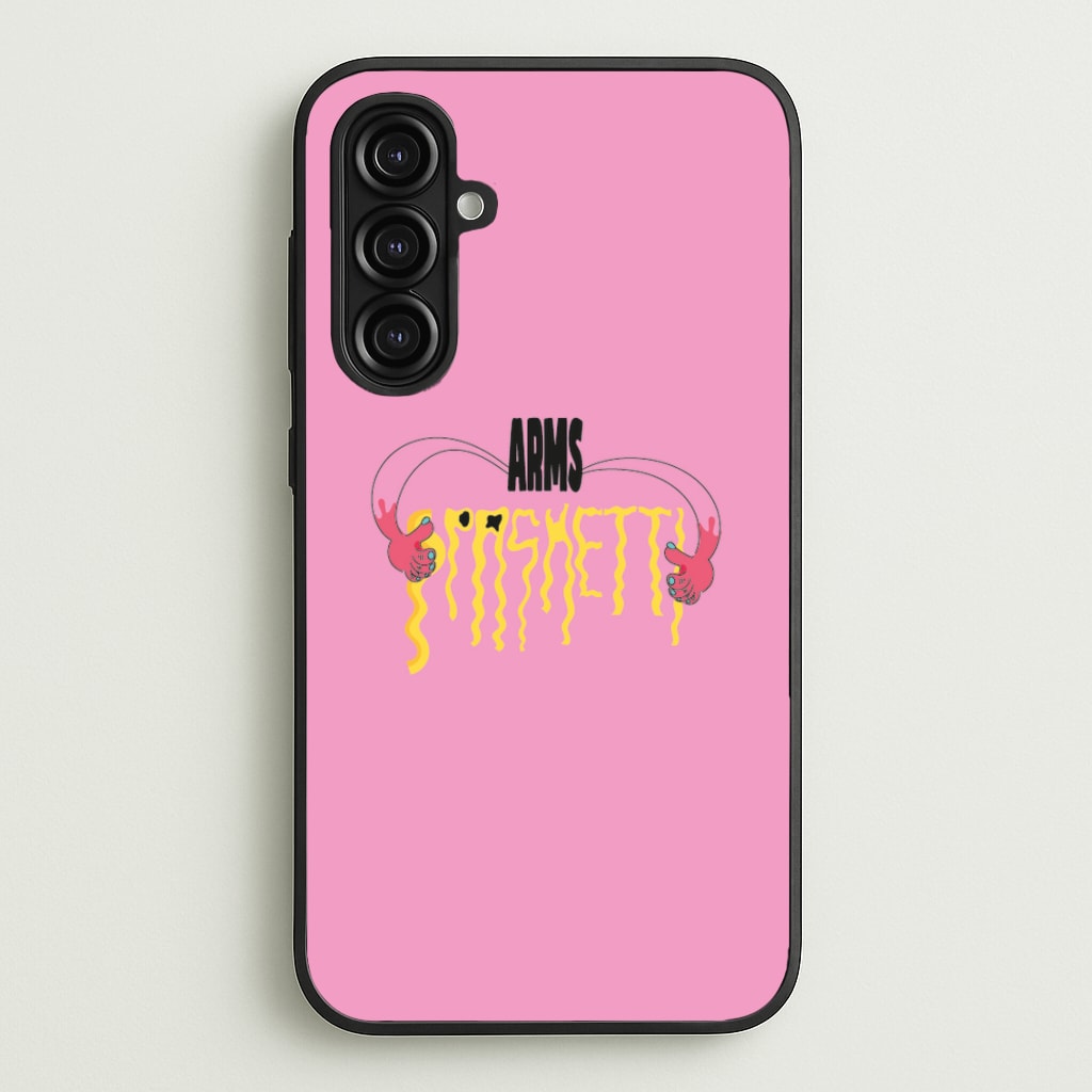 Arms Spaghetti - Pink - Eminem Phone Case for Galaxy A16