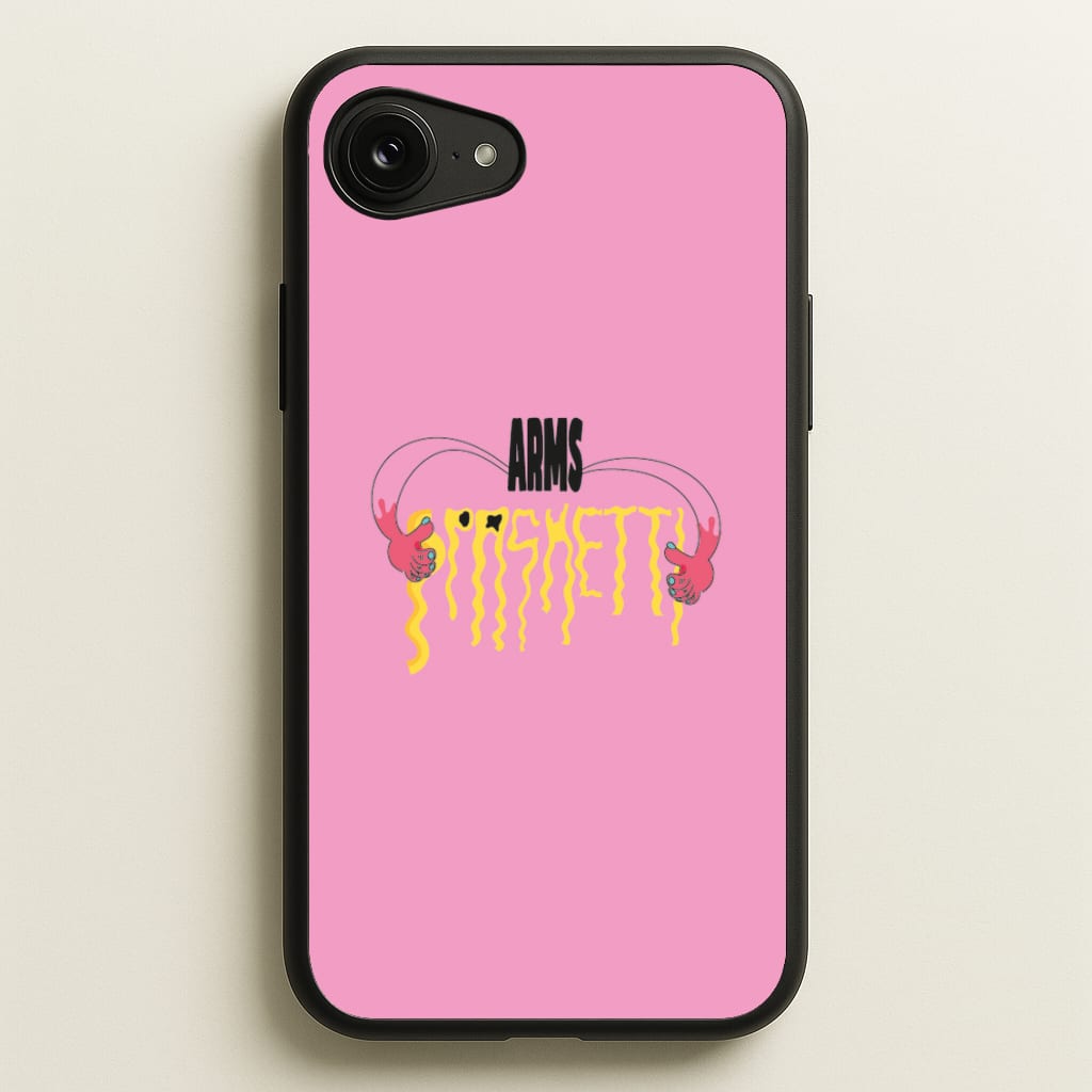 Arms Spaghetti - Pink - Eminem Phone Case for iPhone 16e