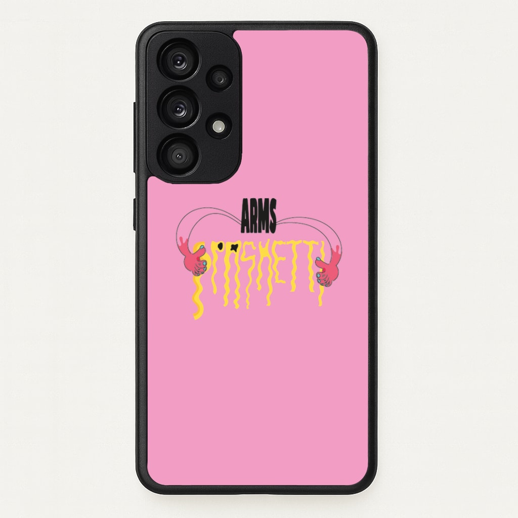 Arms Spaghetti - Pink - Eminem Phone Case for Galaxy A53