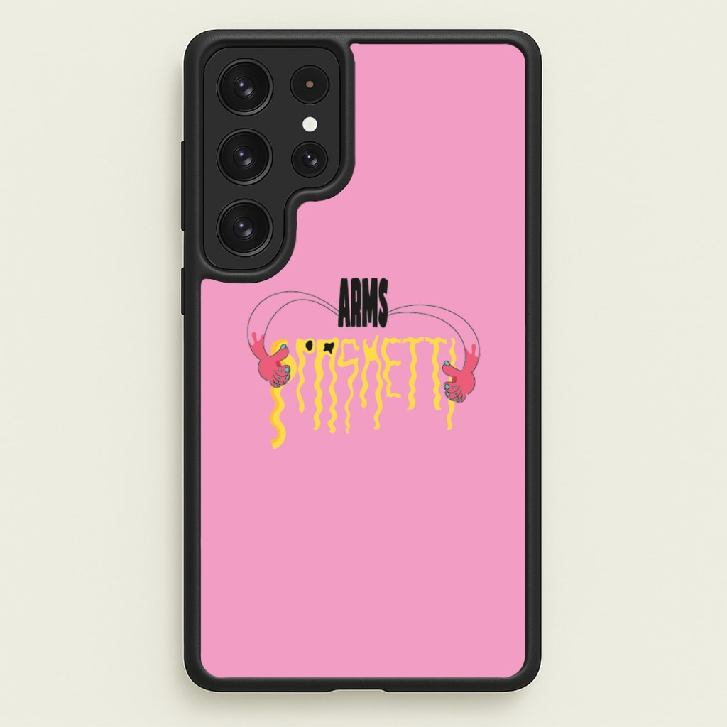 Arms Spaghetti - Pink - Eminem Phone Case for Galaxy S22 Ultra