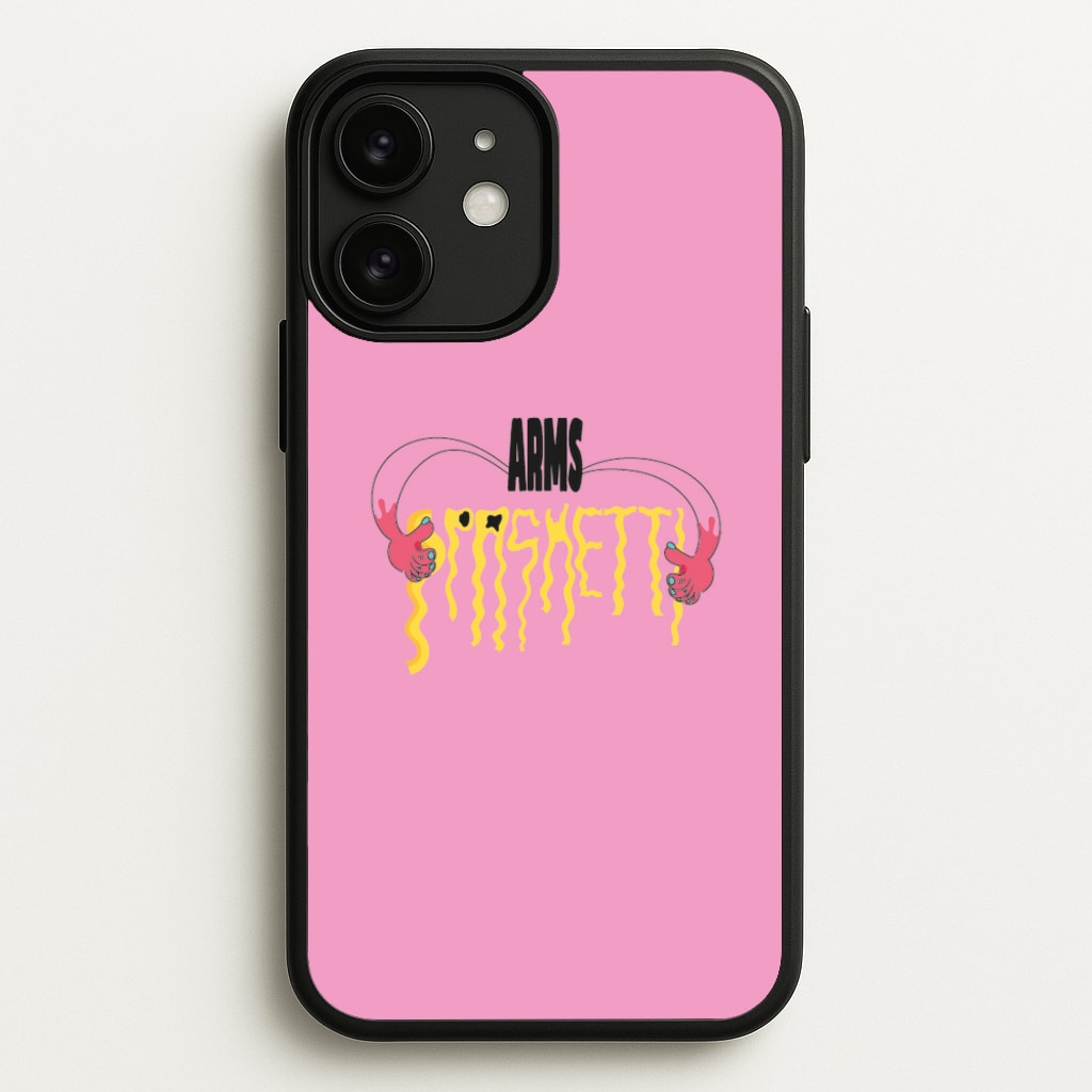 Arms Spaghetti - Pink - Eminem Phone Case for iPhone 11