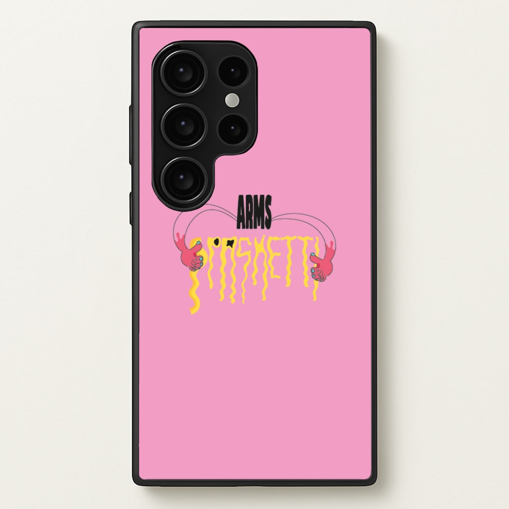 Arms Spaghetti - Pink - Eminem Phone Case for Galaxy S24 Ultra