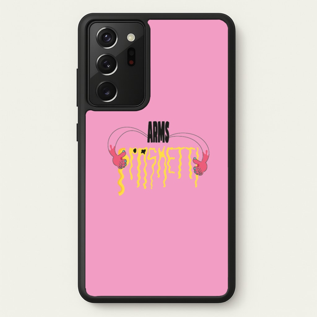 Arms Spaghetti - Pink - Eminem Phone Case for Galaxy Note 20 Ultra