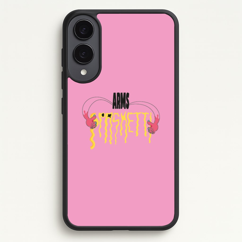 Arms Spaghetti - Pink - Eminem Phone Case for Galaxy S25 Edge