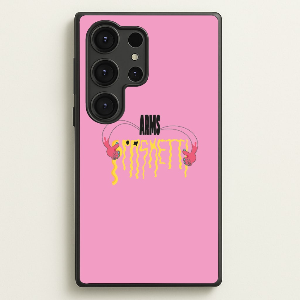 Arms Spaghetti - Pink - Eminem Phone Case for Galaxy S25 Ultra
