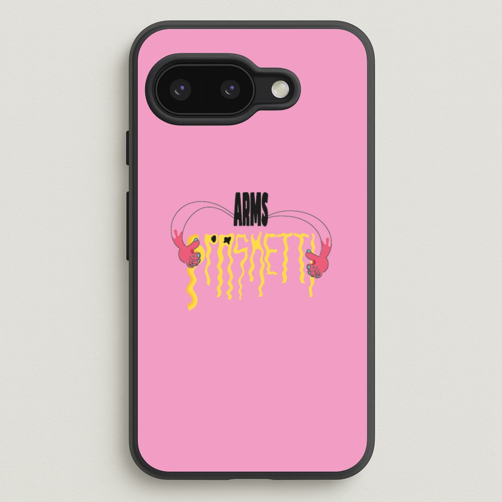 Arms Spaghetti - Pink - Eminem Phone Case for Google Pixel 9a