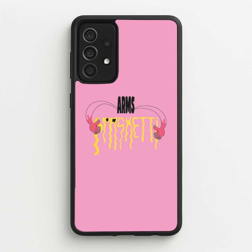 Arms Spaghetti - Pink - Eminem Phone Case for Galaxy A52 / A52s