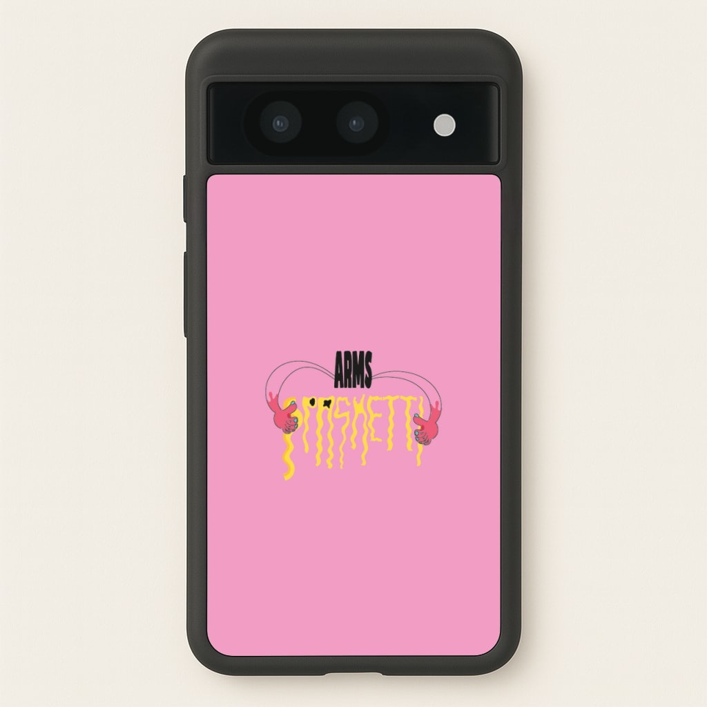 Arms Spaghetti - Pink - Eminem Phone Case for Google Pixel 8a