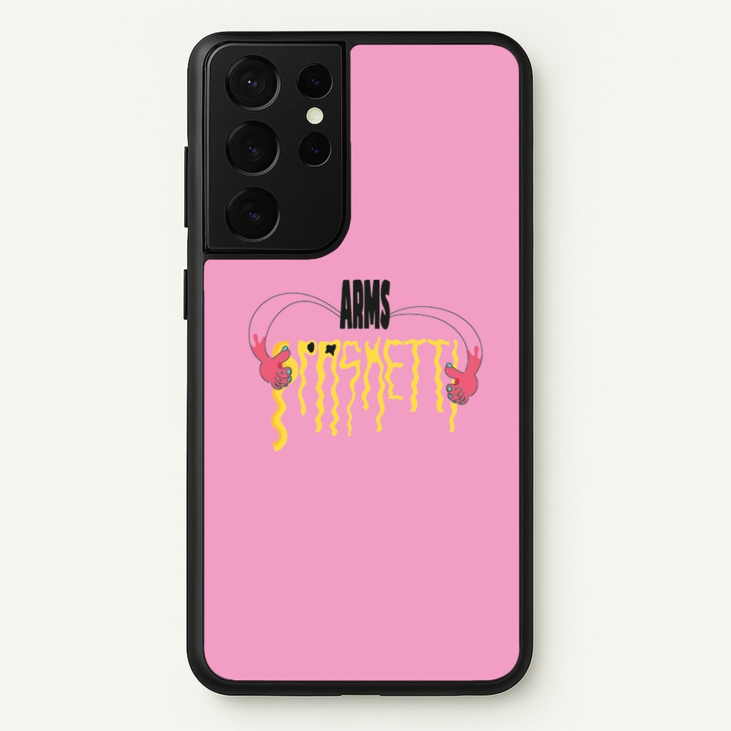 Arms Spaghetti - Pink - Eminem Phone Case for Galaxy S21 Ultra
