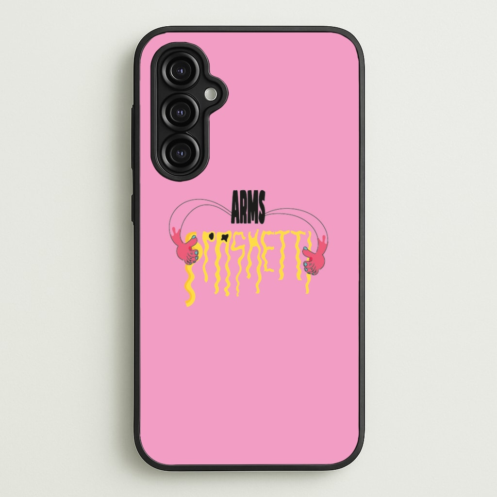 Arms Spaghetti - Pink - Eminem Phone Case for Galaxy A14