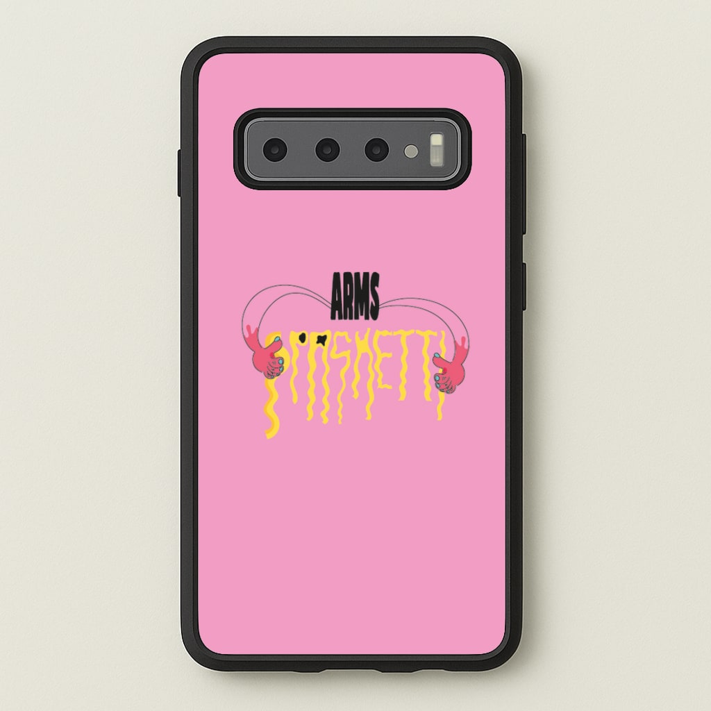 Arms Spaghetti - Pink - Eminem Phone Case for Galaxy S10