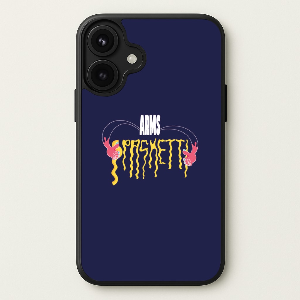 Arms Spaghetti - Dark Blue Phone Case for iPhone 17