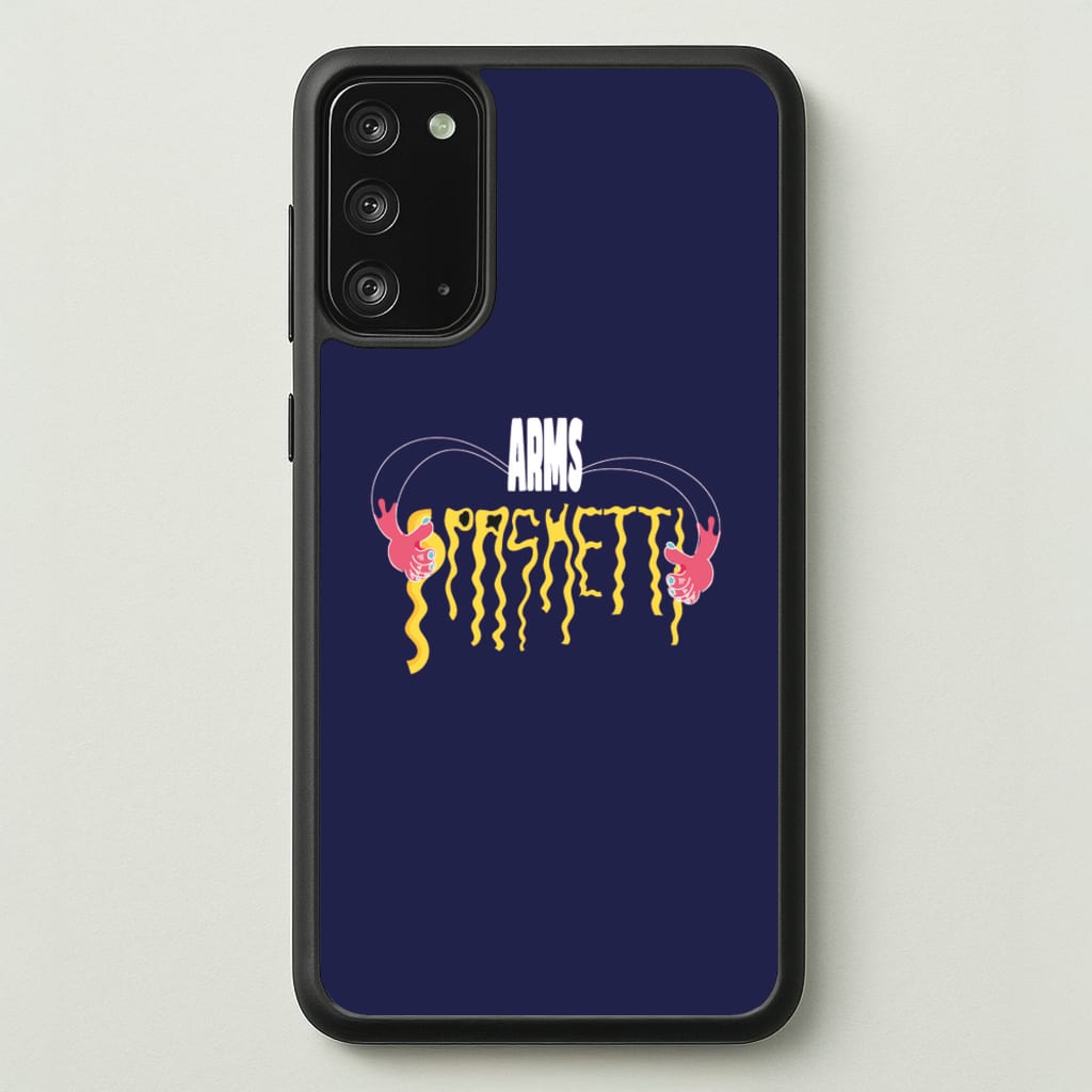 Arms Spaghetti - Dark Blue  - Eminem Phone Case for Galaxy Note 20