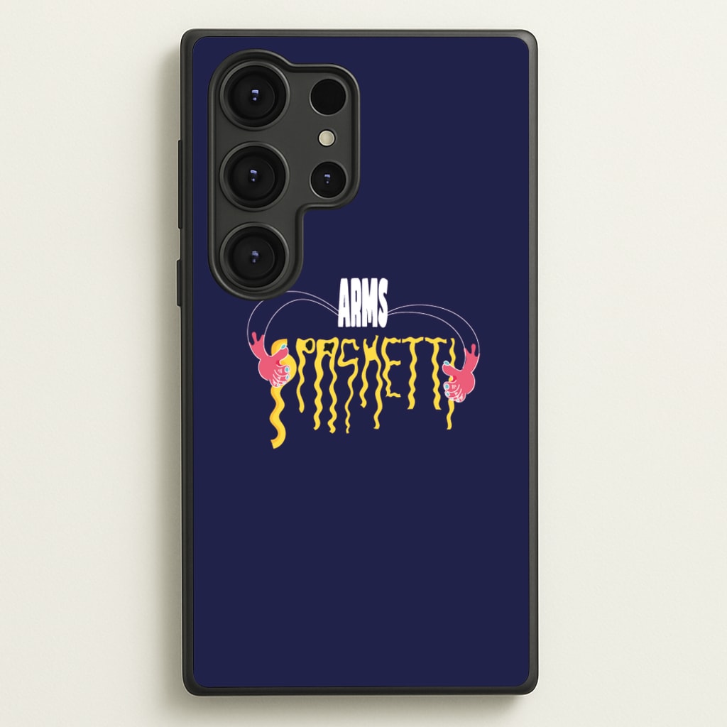 Arms Spaghetti - Dark Blue - Eminem Phone Case for Galaxy S25 Ultra