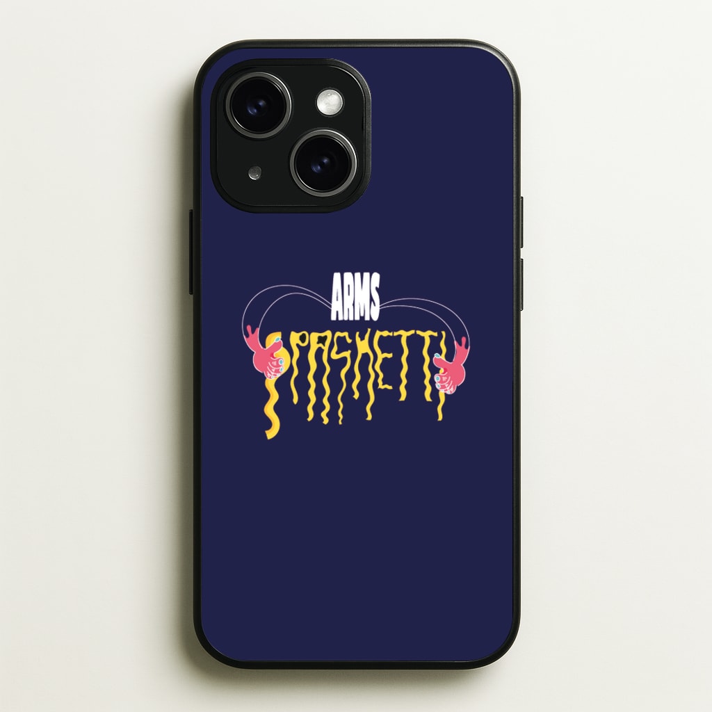 Arms Spaghetti - Dark Blue - Eminem Phone Case for iPhone 15 Plus