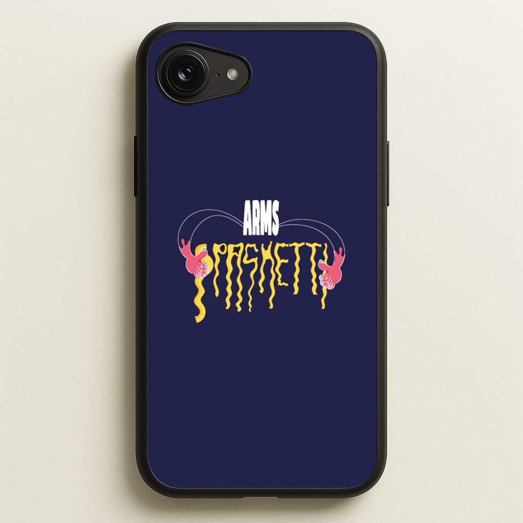 Arms Spaghetti - Dark Blue - Eminem Phone Case for iPhone 16e