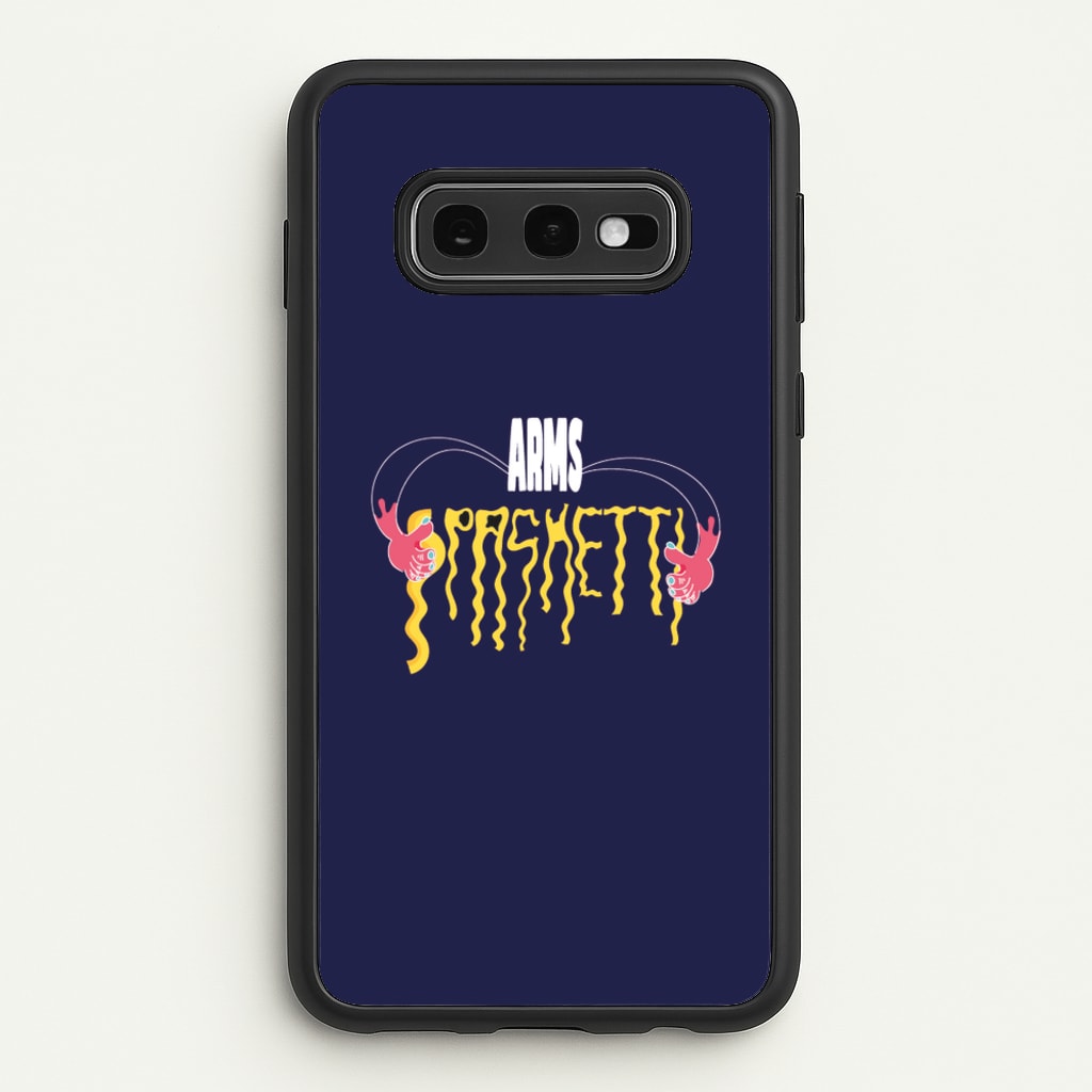 Arms Spaghetti - Dark Blue - Eminem Phone Case for Galaxy S10e