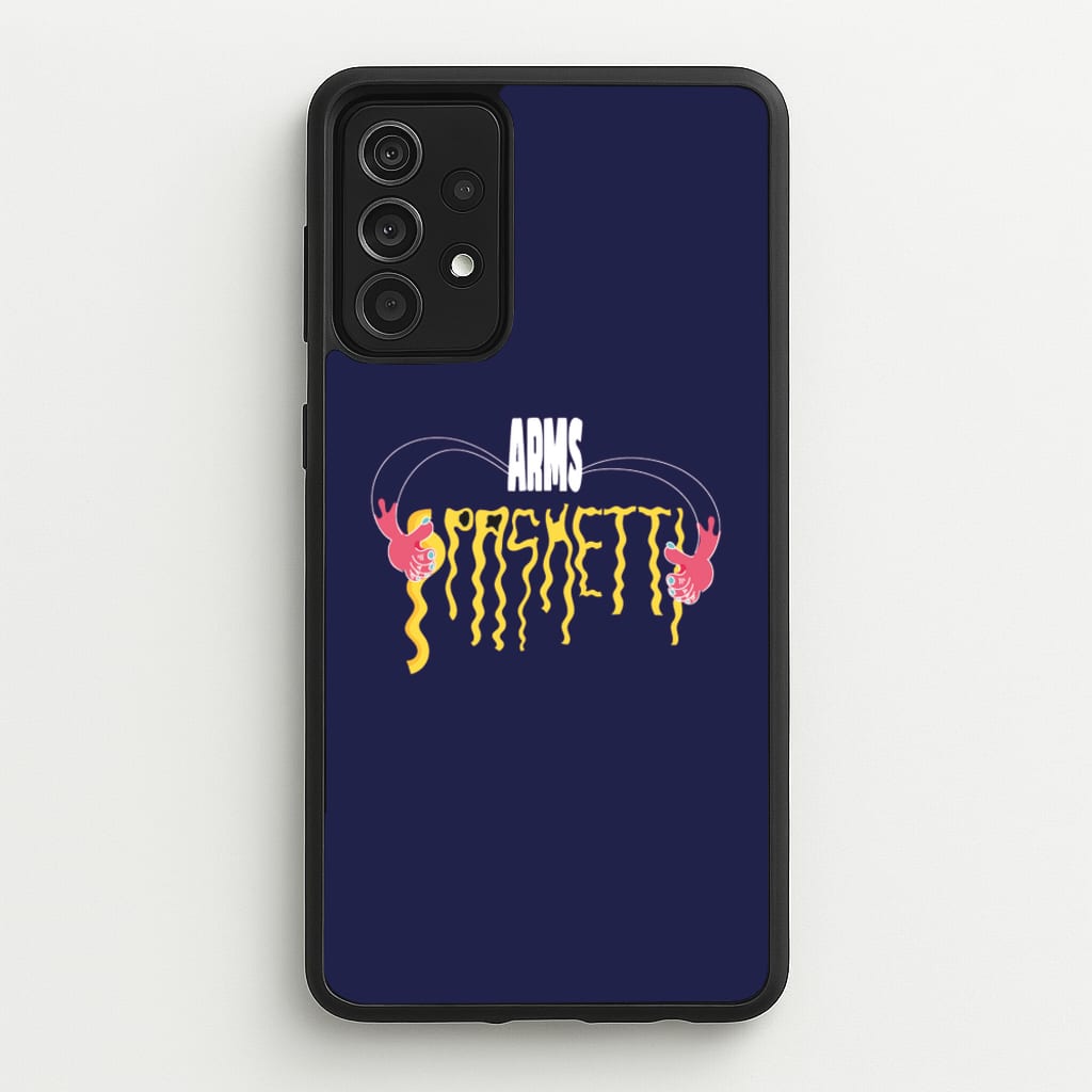 Arms Spaghetti - Dark Blue - Eminem Phone Case for Galaxy A52 / A52s