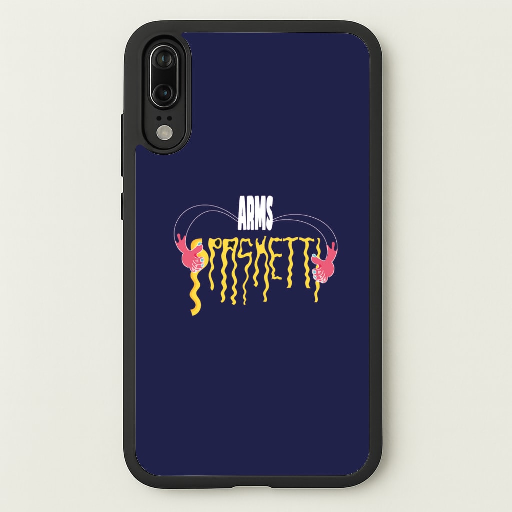 Arms Spaghetti - Dark Blue - Eminem Phone Case for Huawei P20
