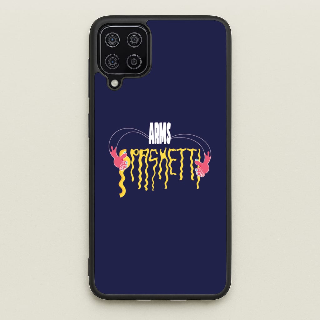 Arms Spaghetti - Dark Blue - Eminem Phone Case for Galaxy A12