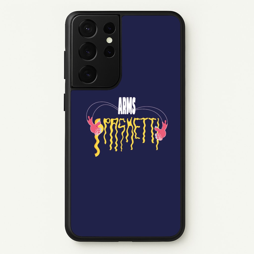 Arms Spaghetti - Dark Blue - Eminem Phone Case for Galaxy S21 Ultra