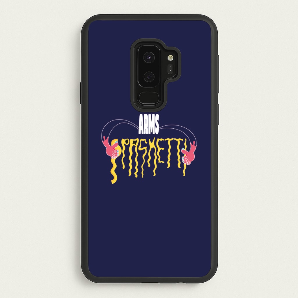 Arms Spaghetti - Dark Blue - Eminem Phone Case for Galaxy S9 Plus