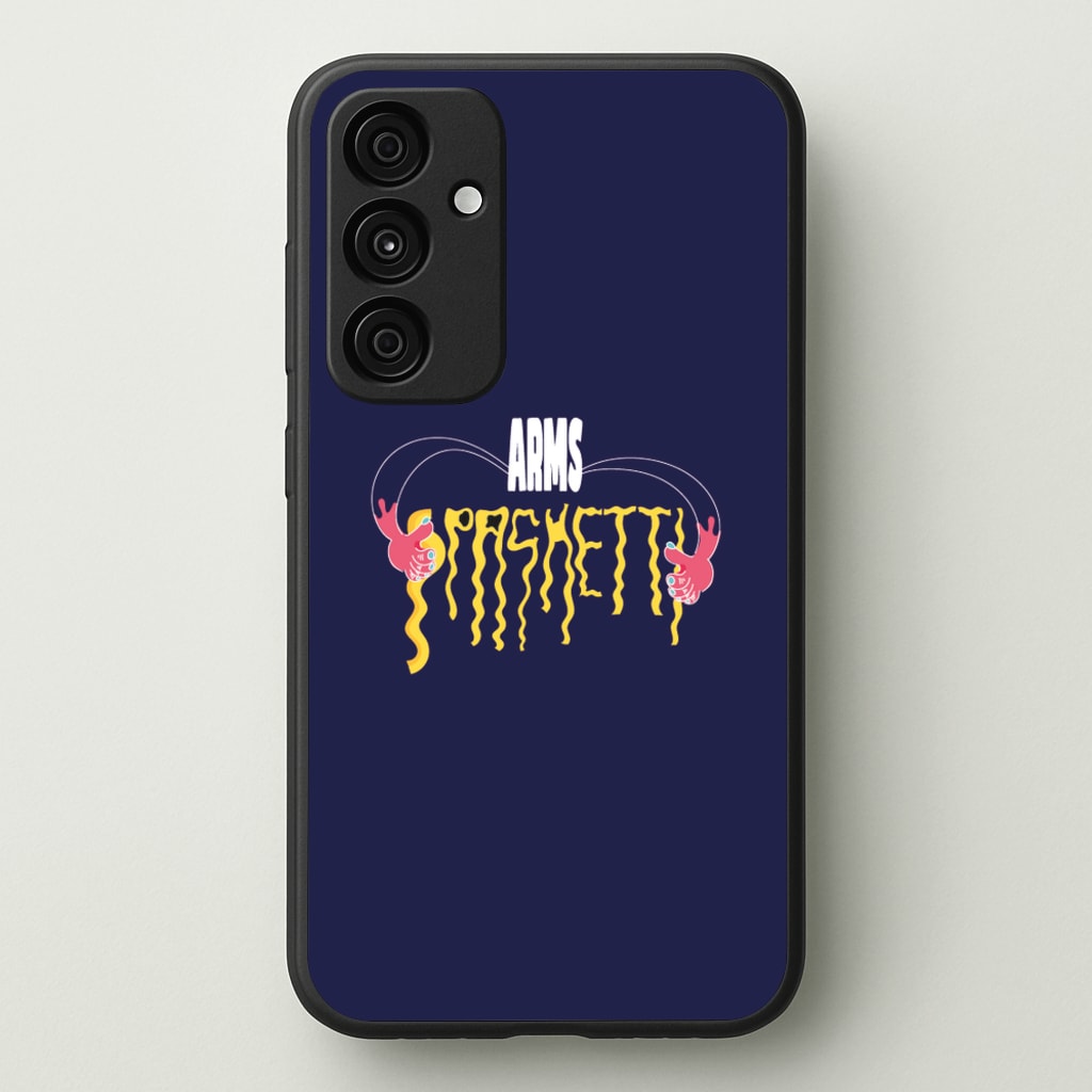 Arms Spaghetti - Dark Blue - Eminem Phone Case for Galaxy A35