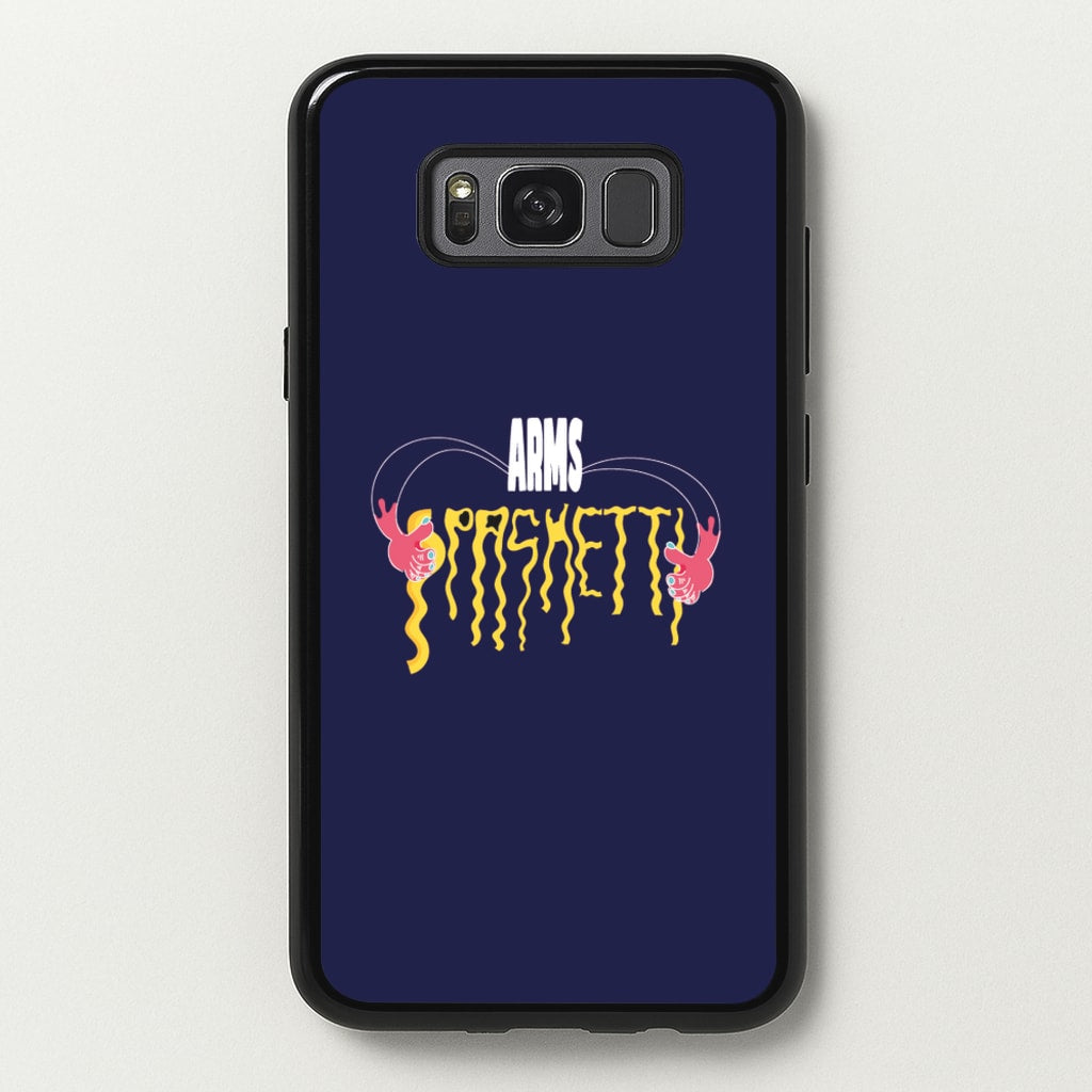 Arms Spaghetti - Dark Blue - Eminem Phone Case for Galaxy S8