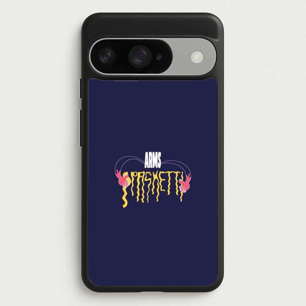 Arms Spaghetti - Dark Blue Phone Case for Google Pixel 10 / 10 Pro