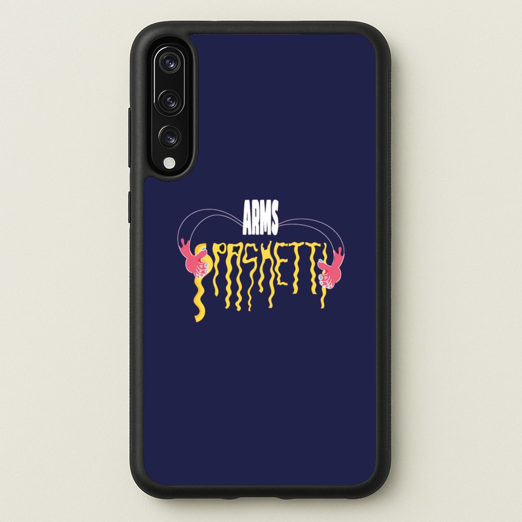 Arms Spaghetti - Dark Blue - Eminem Phone Case for Huawei P20 Pro