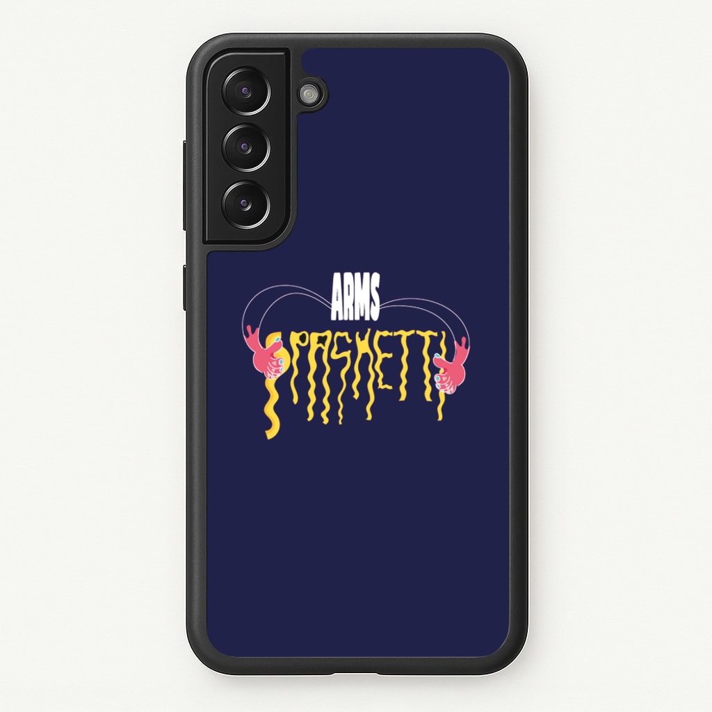 Arms Spaghetti - Dark Blue - Eminem Phone Case for Galaxy S21FE