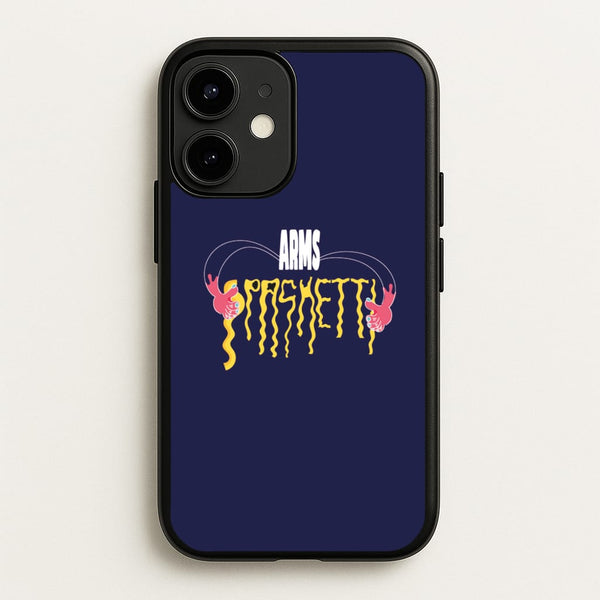 Arms Spaghetti - Dark Blue - Eminem Phone Case for iPhone 12 / 12 Pro