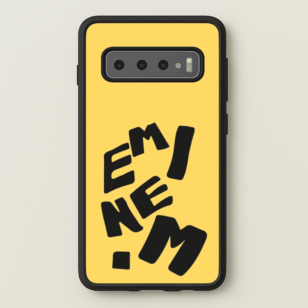 Text - Eminem Phone Case for Galaxy S10