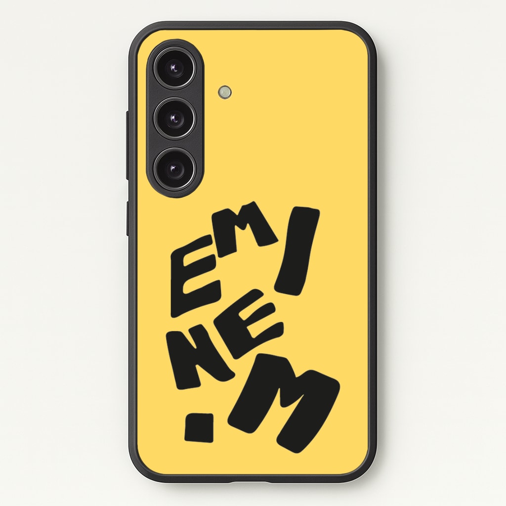 Text - Eminem Phone Case for Galaxy S24 Plus