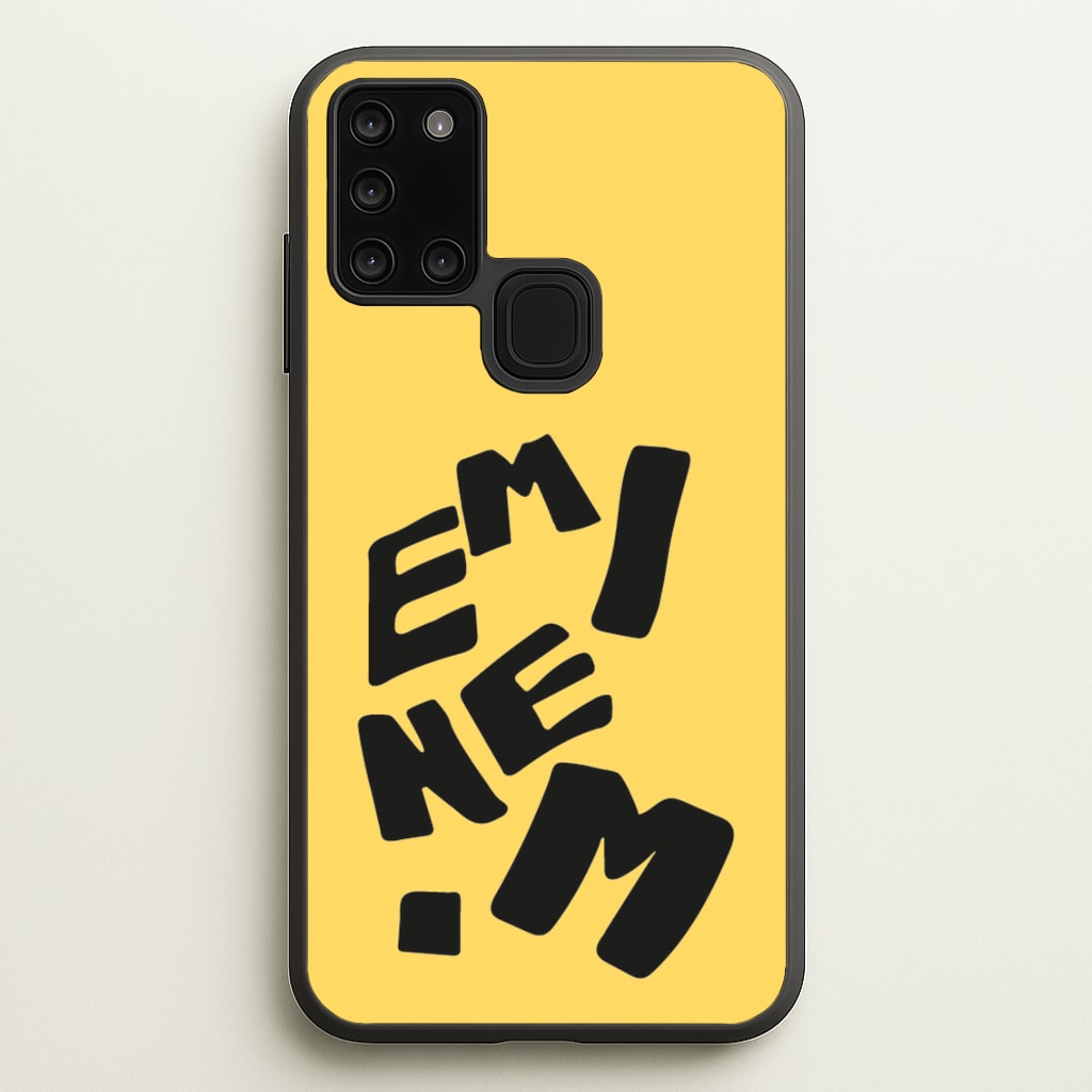 Text - Eminem Phone Case for Galaxy A21s