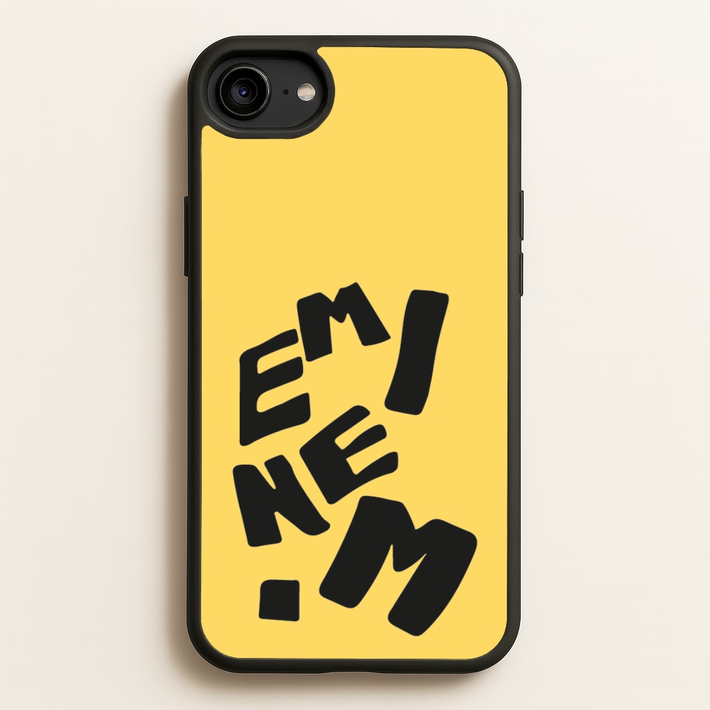 Text - Eminem Phone Case for iPhone 6 / 7 / 8 / SE