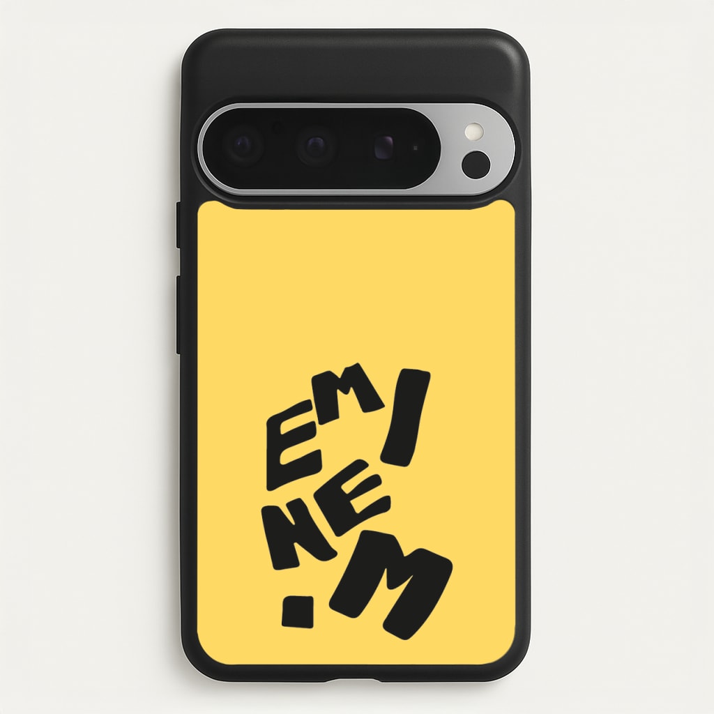 Text - Eminem Phone Case for Google Pixel 9 Pro XL