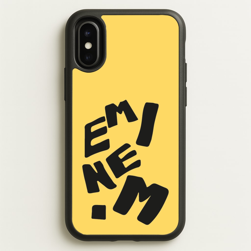Text - Eminem Phone Case for iPhone X / XS