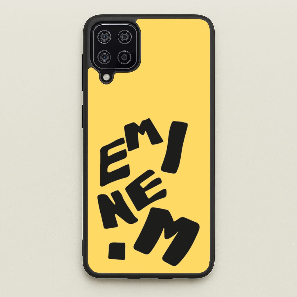 Text - Eminem Phone Case for Galaxy A12