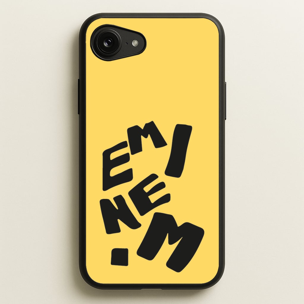 Text - Eminem Phone Case for iPhone 16e