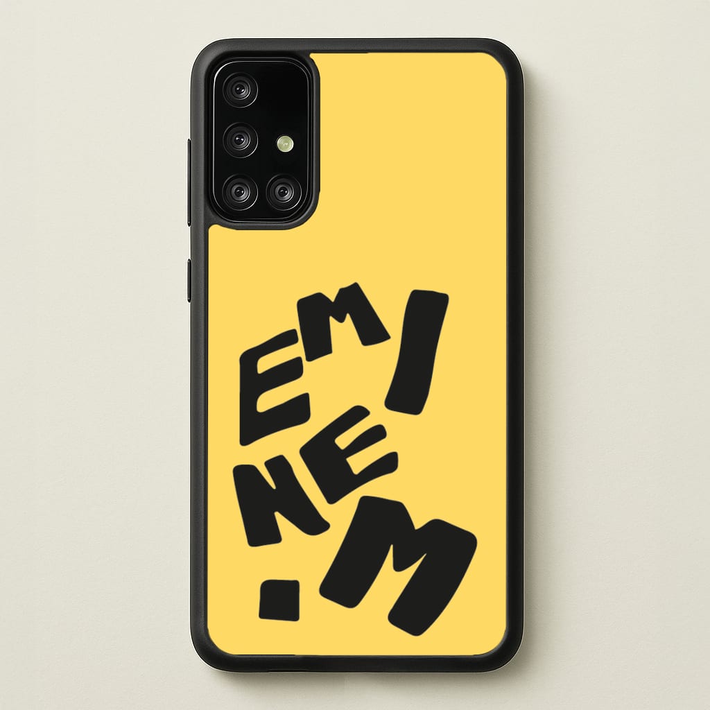 Text - Eminem Phone Case for Galaxy A71