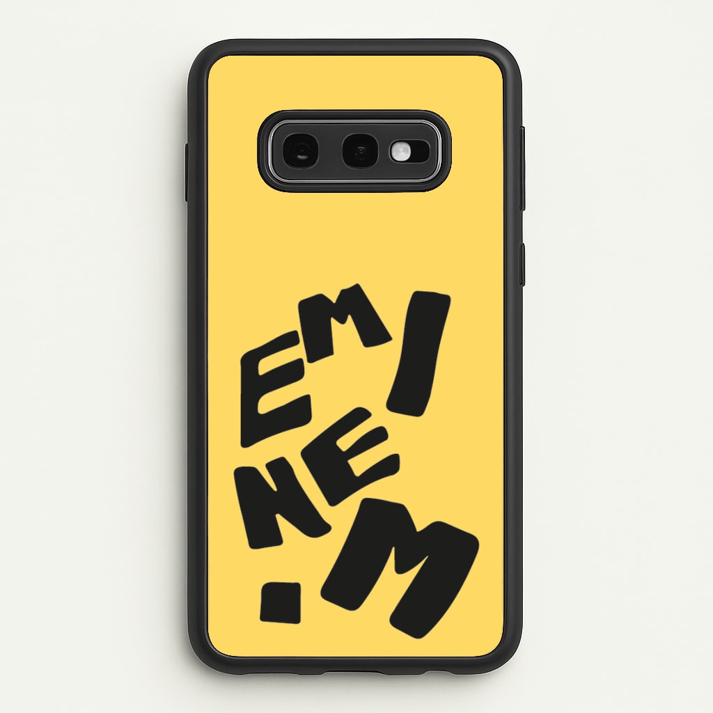 Text - Eminem Phone Case for Galaxy S10e