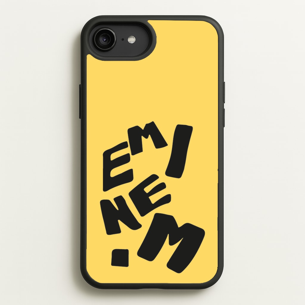 Text - Eminem Phone Case for iPhone 6 Plus / 7 Plus / 8 Plus