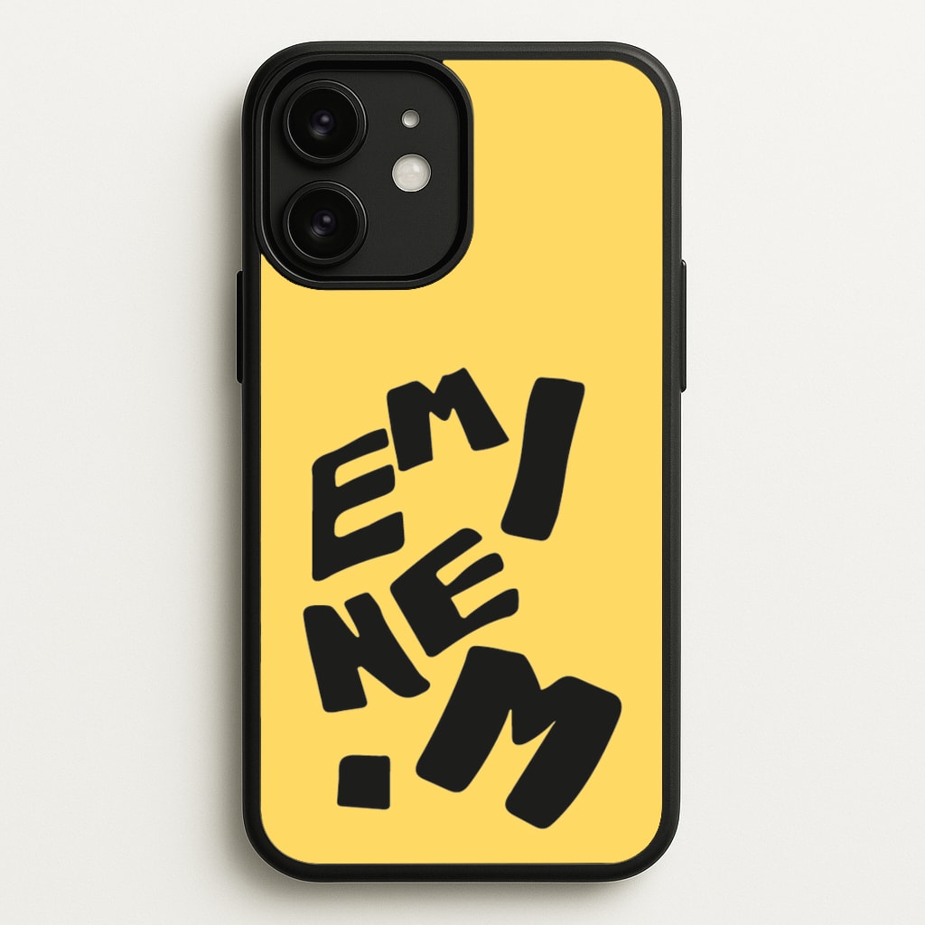 Text - Eminem Phone Case for iPhone 11