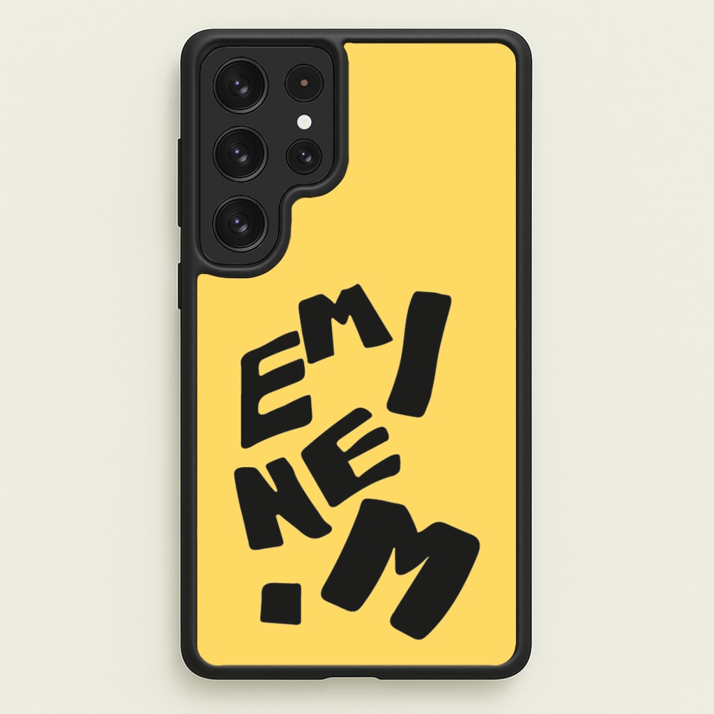 Text - Eminem Phone Case for Galaxy S22 Ultra