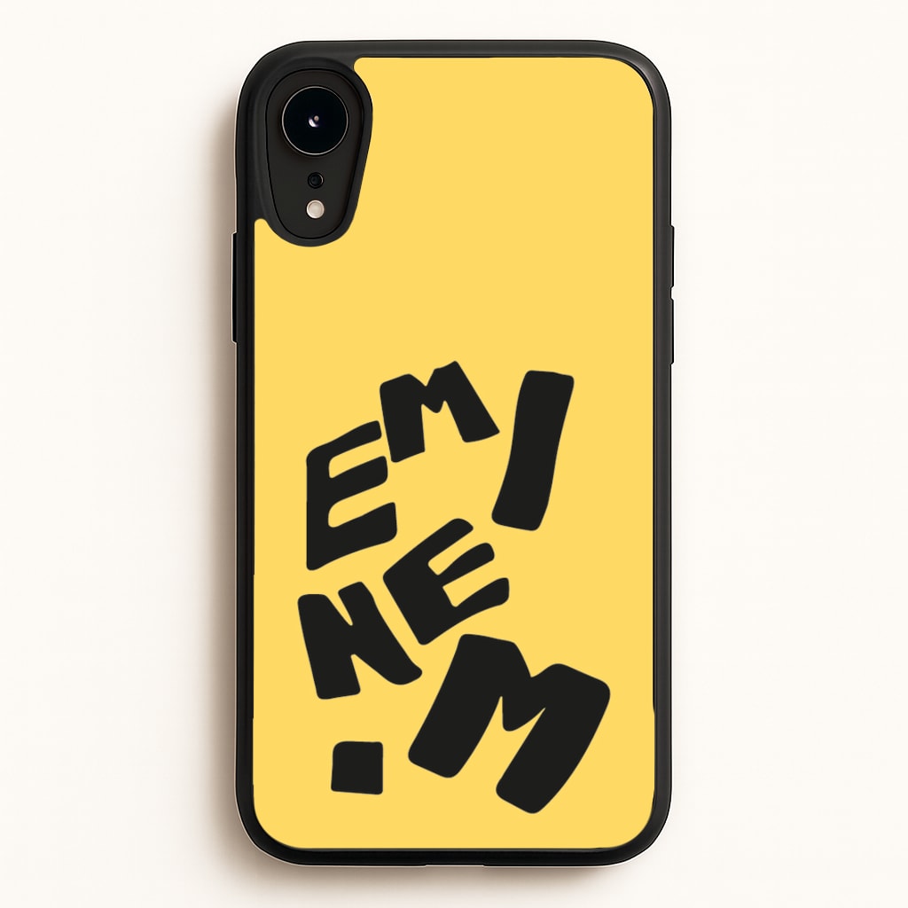Text - Eminem Phone Case for iPhone XR