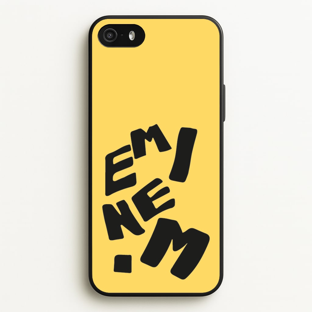 Text - Eminem Phone Case for iPhone 5 / 5s / SE 2016