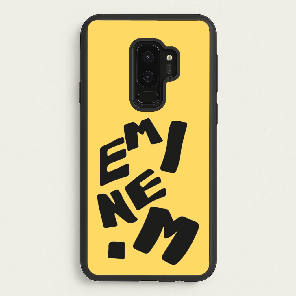 Text - Eminem Phone Case for Galaxy S9 Plus